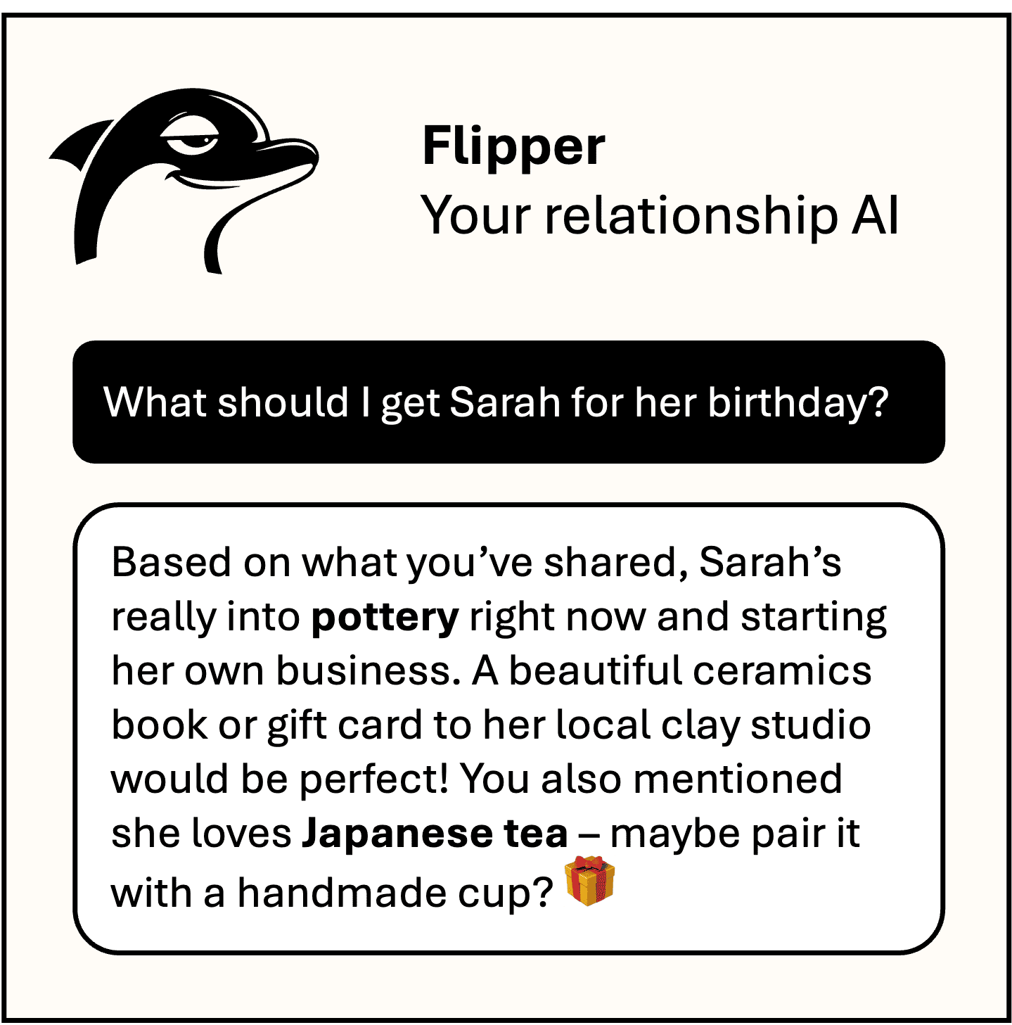 Flipper AI chat interface