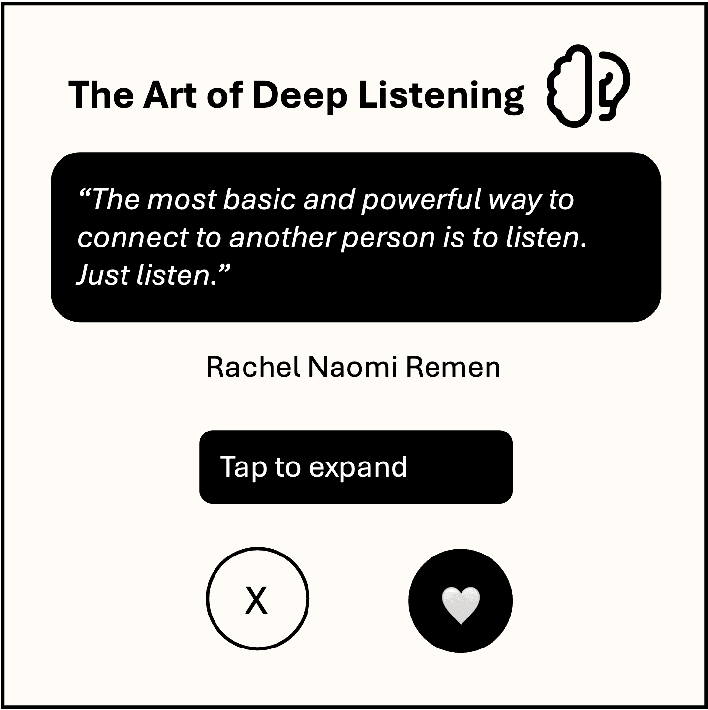 Daily insight card